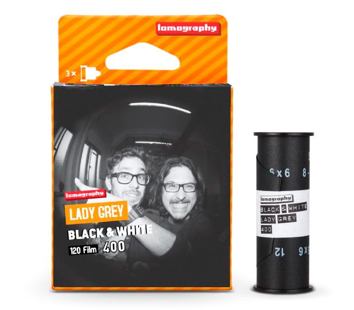 Lomography Lady Grey 400 Black & White Film (120) — 3-Pack